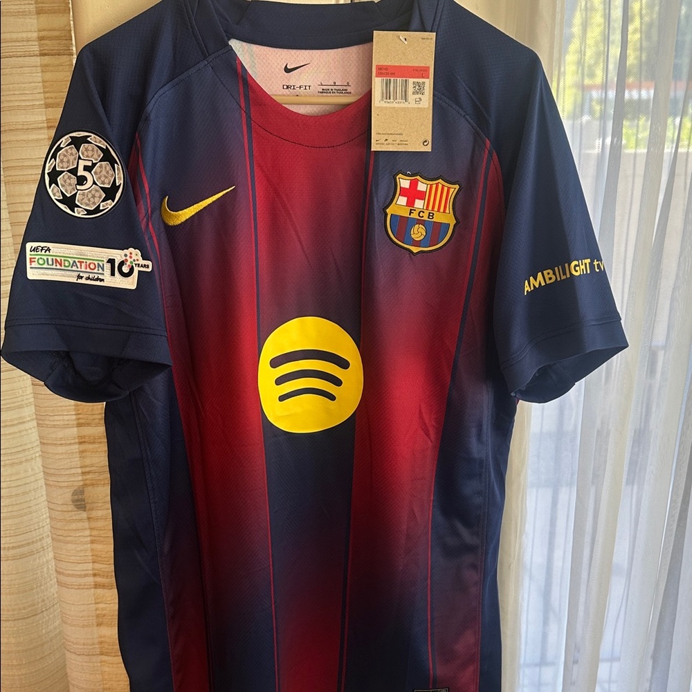 RAPHINHA #11   Barcelona FC   Socccer Jersey Size Fits  Large Slim Fit
